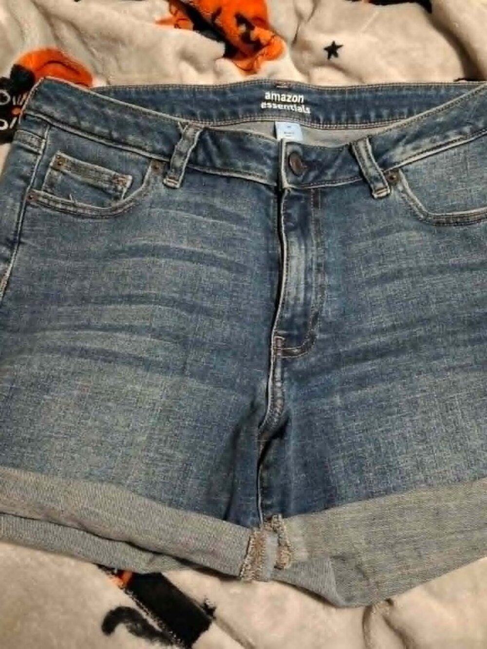 Amazon Essentials Shorts Size 10 Denim